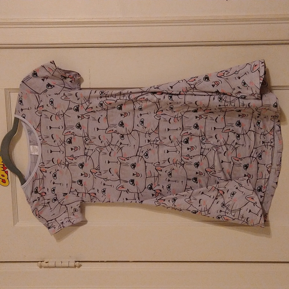 Gray Cat Flair Dress